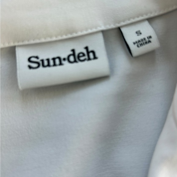 Sunday Best Shirt aritzia tuesday crop womens White preppy academia Size Small - Picture 4 of 9